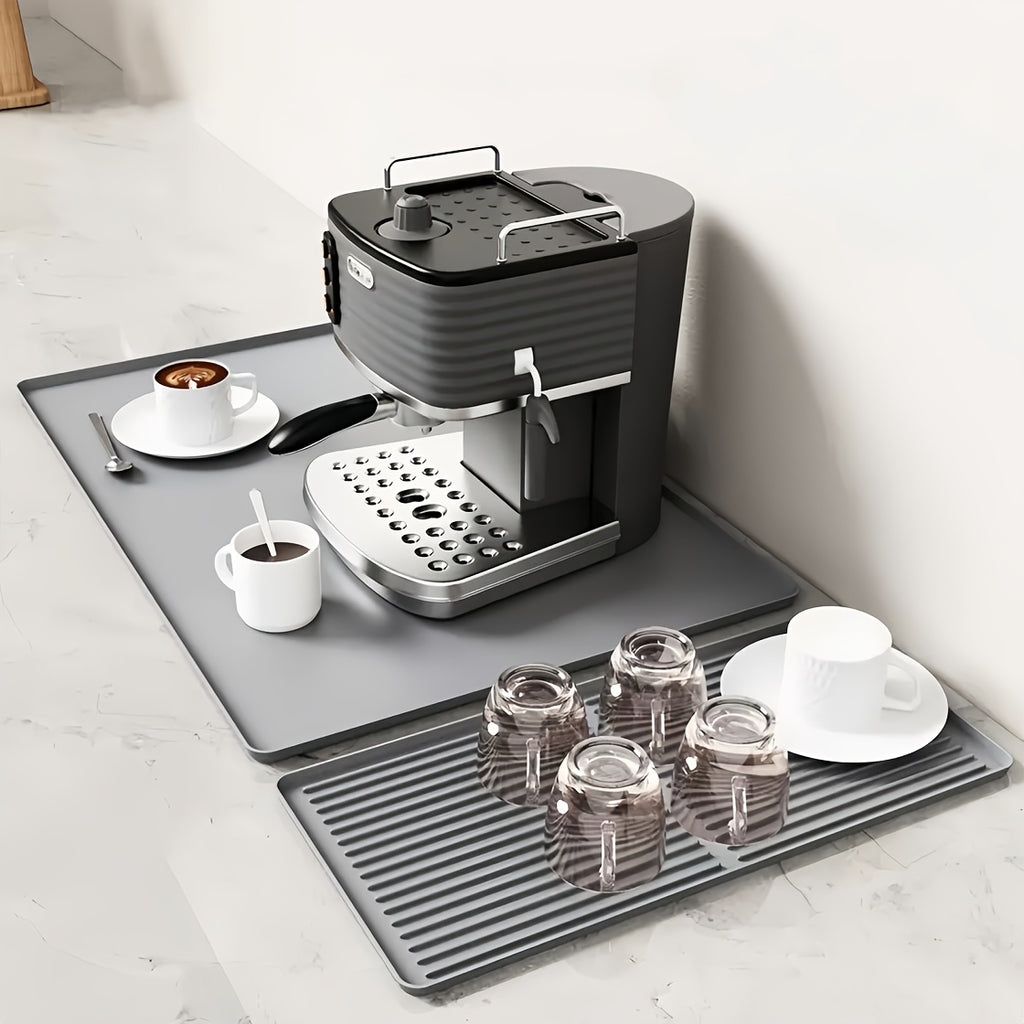 Heat-Resistant Silicone Coffee Mat & Drying Pad