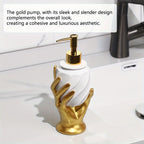 Embossed Metallic Resin Soap Dispenser