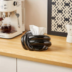 Polished Ceramic Rectangular Tissue Box Dispenser