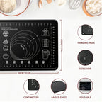 Extra-Thick Non-Slip Silicone Pastry Mat (Printed Measurements)