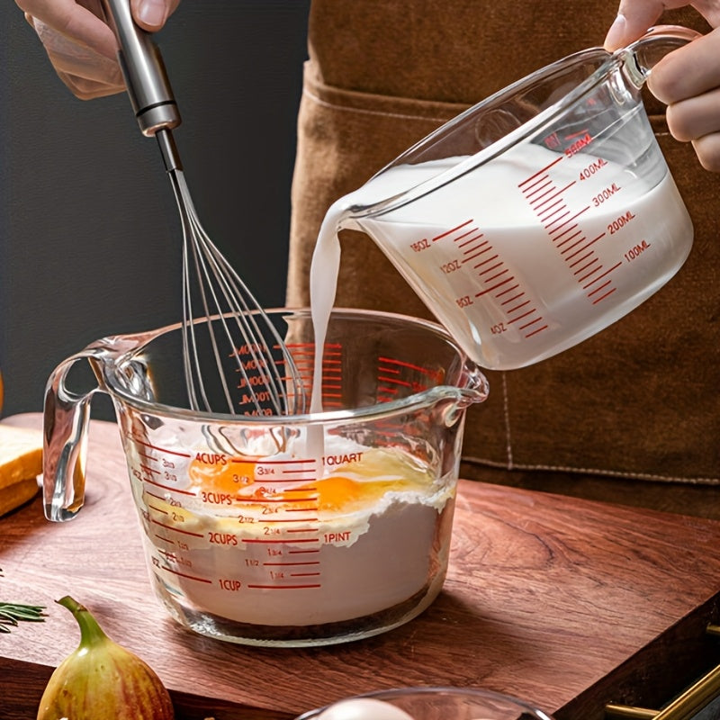 Heat-Resistant Glass Measuring Cups (Set of 3)