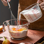 Heat-Resistant Glass Measuring Cups (Set of 3)