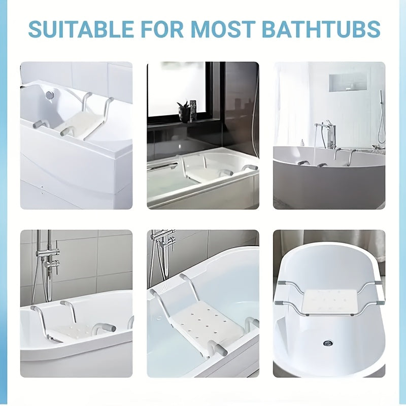 Heavy-Duty Aluminum Adjustable Bath Bench (350 lb Capacity)