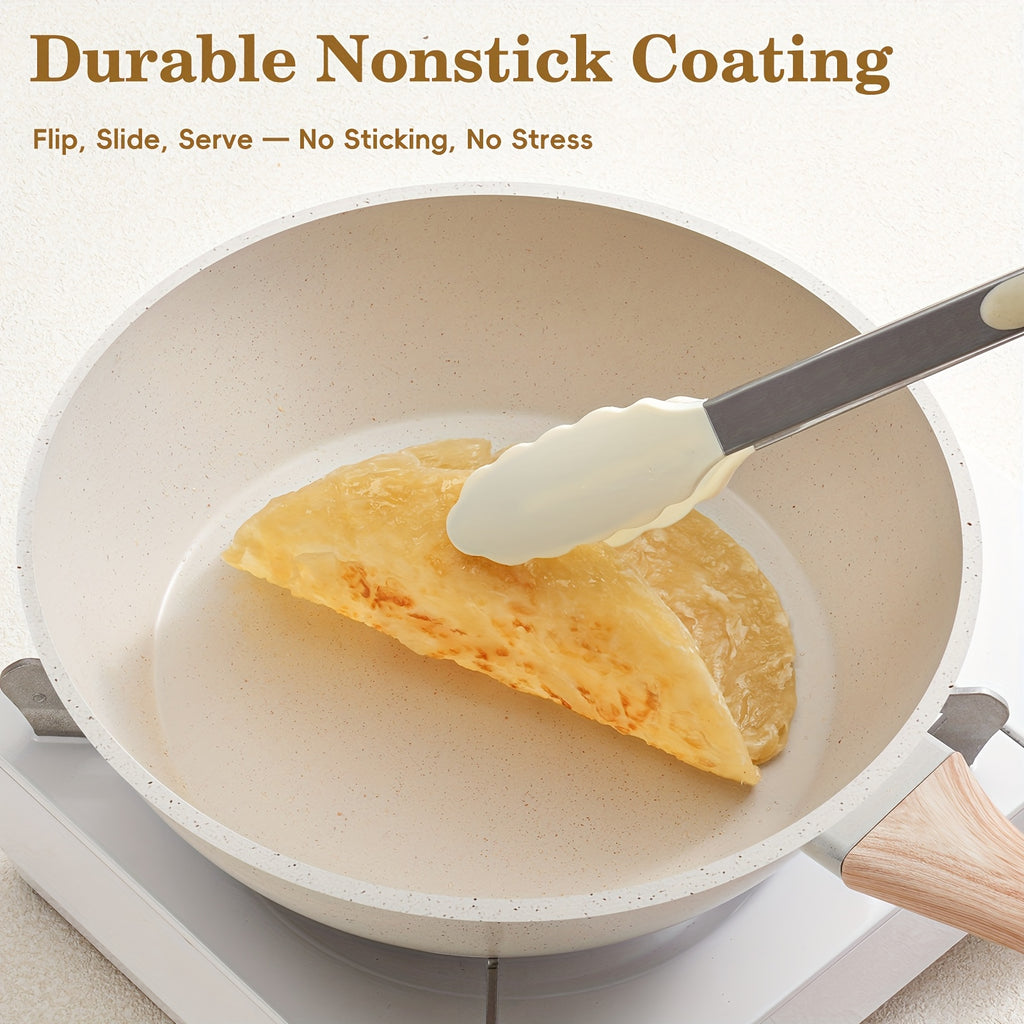 Granite Non-Stick Induction-Compatible Cookware Set (12-Piece)