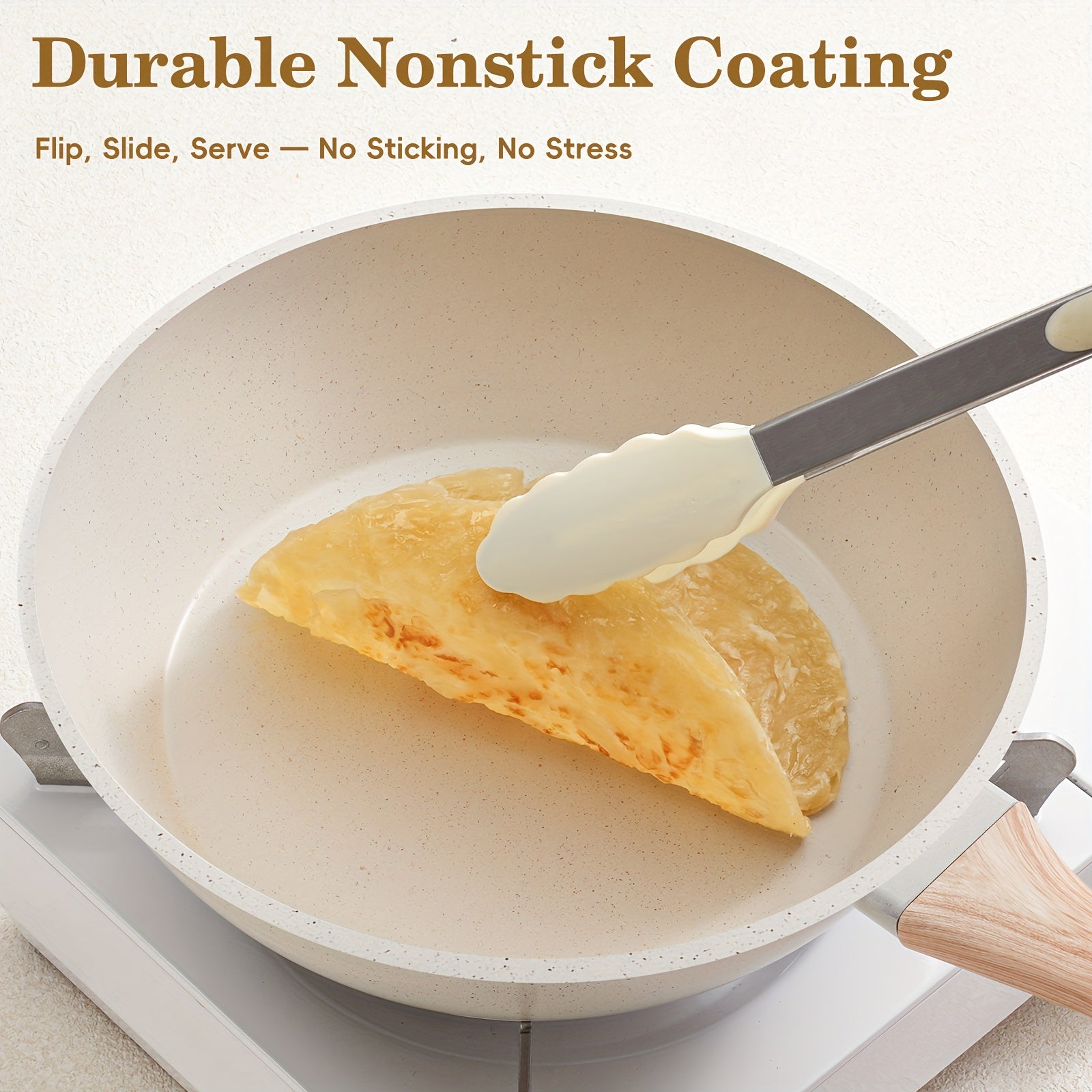 Granite Non-Stick Induction-Compatible Cookware Set (12-Piece)