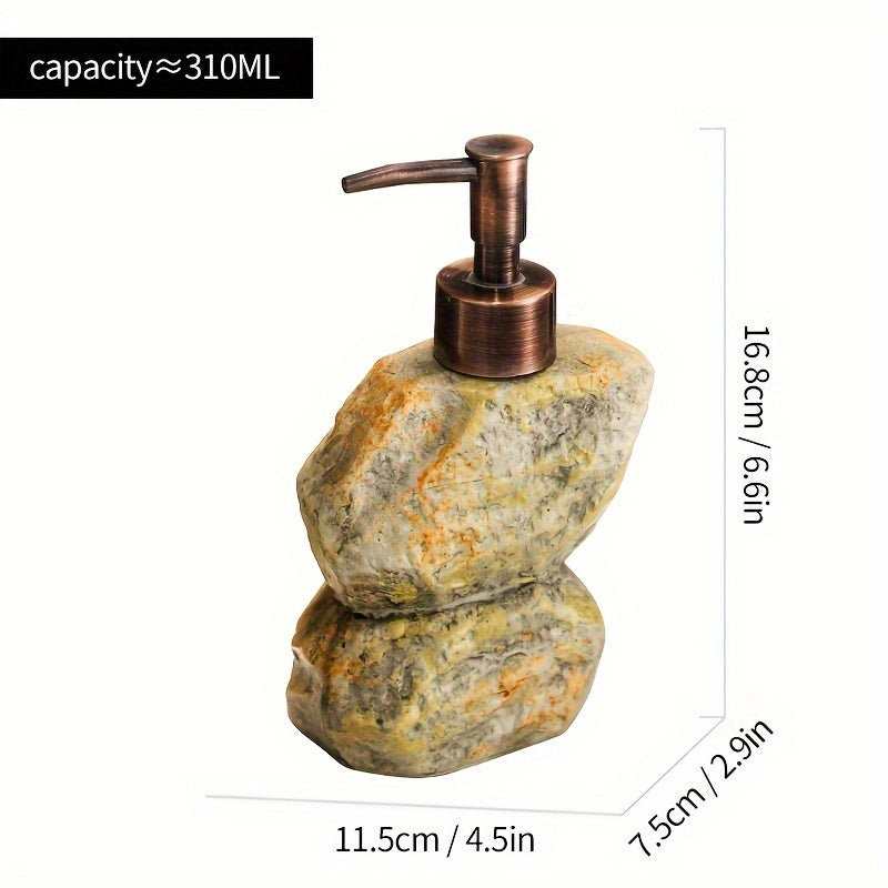 Refillable Vintage Stone Ceramic Soap & Lotion Dispenser