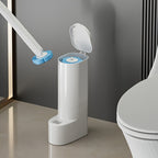 Wall-Mount Toilet Brush Set (Replacement Heads Included)