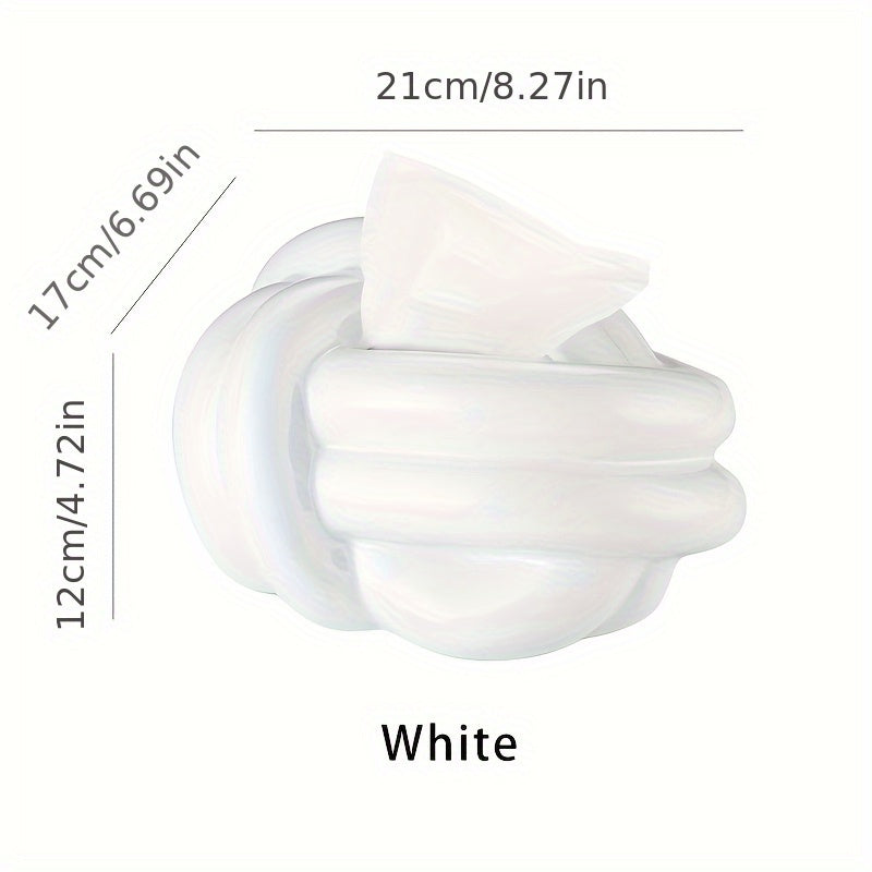 Polished Ceramic Rectangular Tissue Box Dispenser