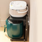 Space-Saving Multi-Tier Metal Appliance Rack