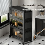 Foldable Lightweight Plastic Filing Shelf Unit (3-5 Layers)