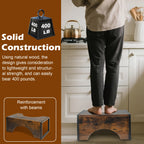 Heavy-Duty Non-Slip Toilet Stool (400 lb Capacity)