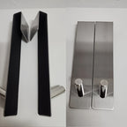 Stainless Steel Anti-Slip Shower Door Hooks (Set of 2)