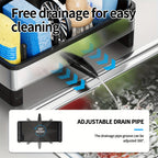 Rust-Resistant Stainless Steel Sponge Holder (No-Drill Mount)