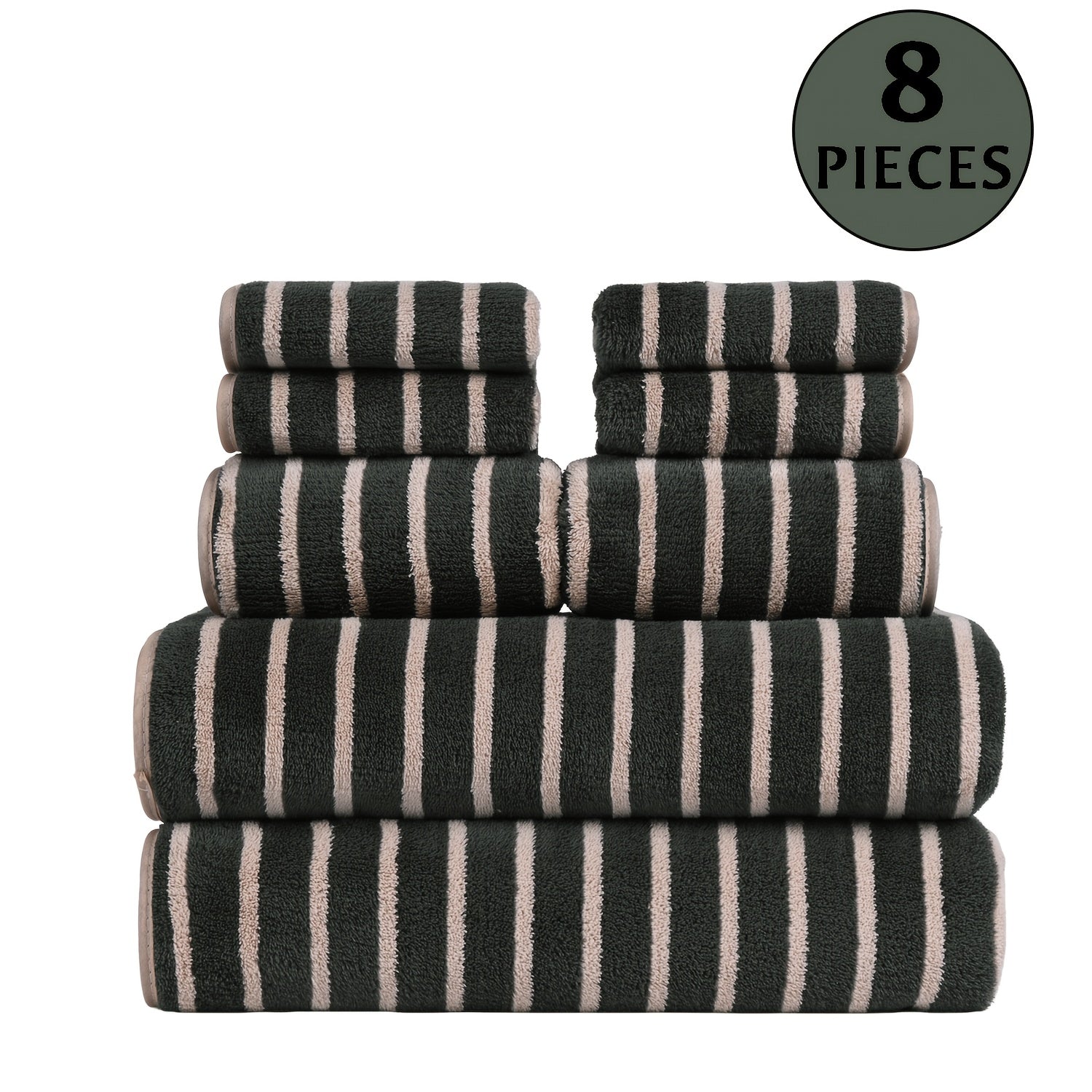 Ultra-Soft Quick-Drying Microfiber Towel Set (5-Piece)
