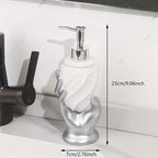 Embossed Metallic Resin Soap Dispenser