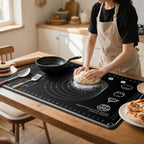 Extra-Thick Non-Slip Silicone Pastry Mat (Printed Measurements)