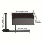 Stainless Steel Wall-Mounted Toilet Paper & Wipes Holder