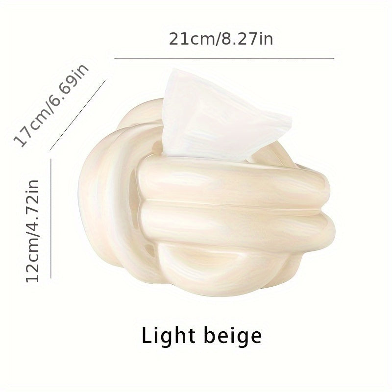 Polished Ceramic Rectangular Tissue Box Dispenser