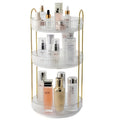 Space-Saving 360° Rotating Makeup Organizer (Countertop)