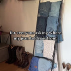 Space-Saving Freestanding Metal Blanket Ladder (4-Tier)