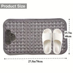 Heavy-Duty PVC Anti-Slip Shower Mat (Machine Washable)