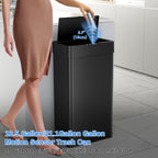 Touchless Soft-Close Stainless Steel Trash Can (18.5 Gal)