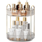Space-Saving 360° Rotating Makeup Organizer (Countertop)
