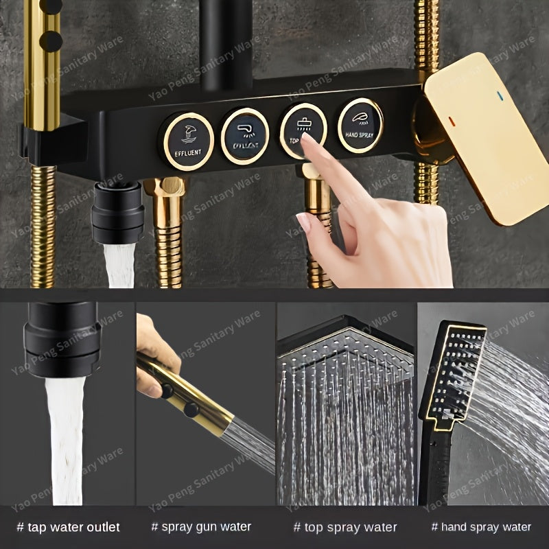 4-Function Rain & Handheld Shower System (Wall-Mount)