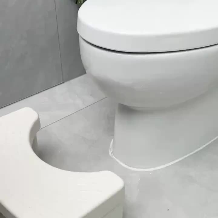 Ergonomic Anti-Slip Toilet Step Stool