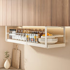 Adjustable Carbon Steel Under-Cabinet Storage Rack