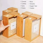 Wooden Leakproof Clip-On Food Storage Container