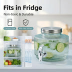 Borosilicate Glass Spout Drink Dispenser (2.5L)