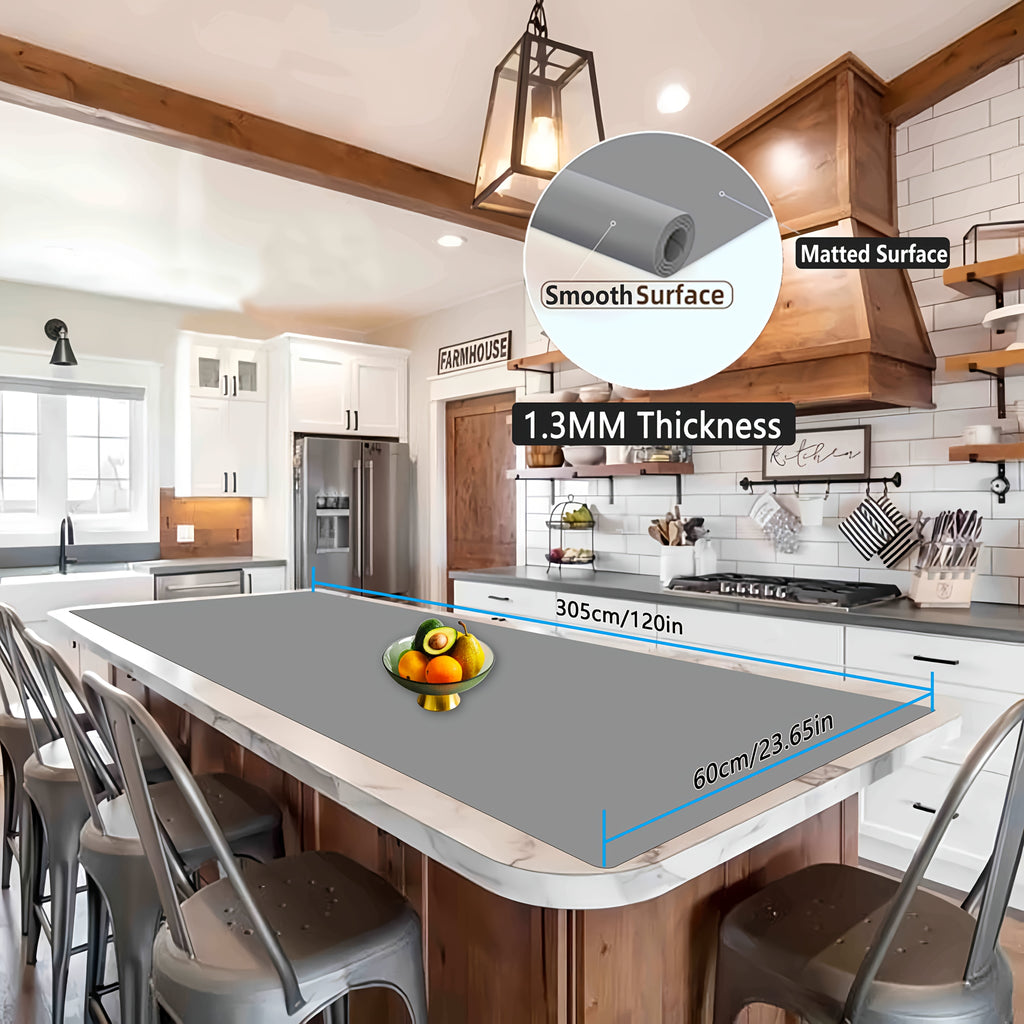 Heat-Resistant Non-Slip Silicone Countertop Mat
