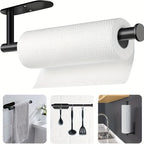 Self-Adhesive No-Drill Under-Cabinet Paper Towel Holder