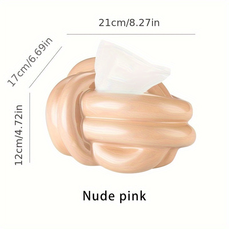 Polished Ceramic Rectangular Tissue Box Dispenser