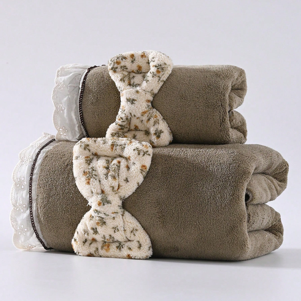 Ultra-Soft Quick-Drying Polyester Towel Set (Set of 2)