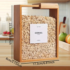 Wooden Leakproof Clip-On Food Storage Container