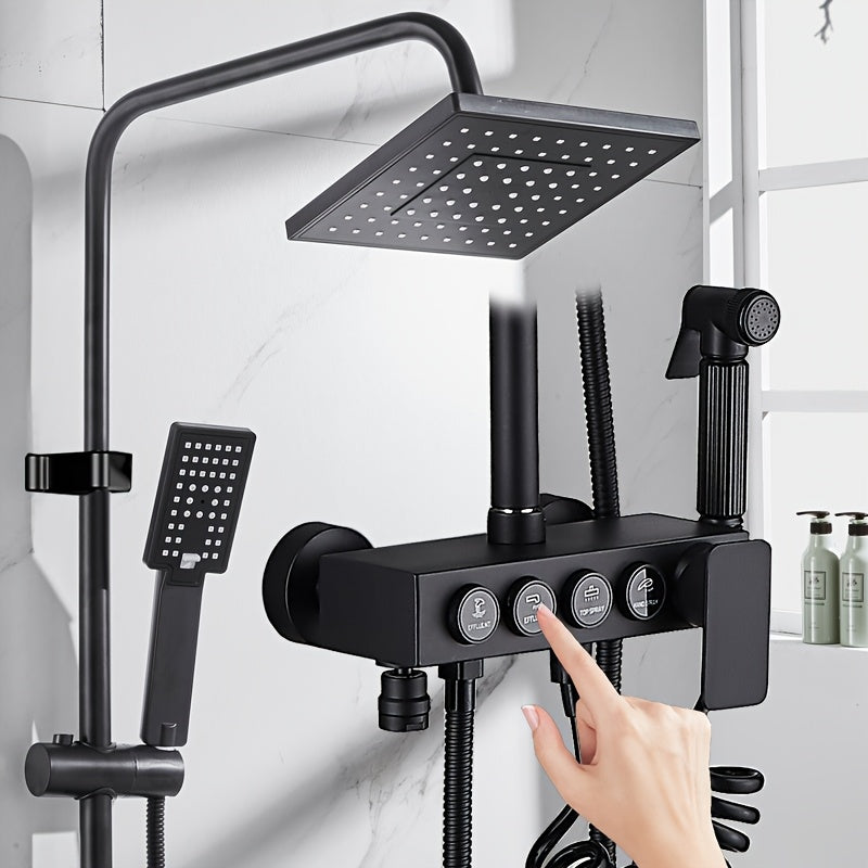 4-Function Rain & Handheld Shower System (Wall-Mount)