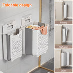 Collapsible Wall-Mount & Freestanding Laundry Basket