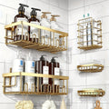 Rustproof 316 Stainless Steel No-Drill Shower Caddy (Set of 5)
