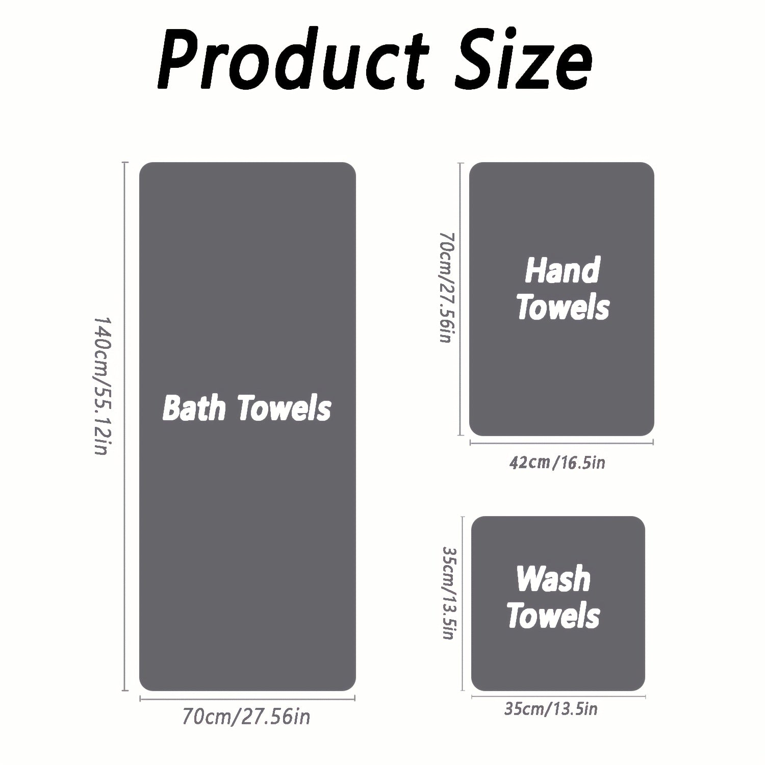 Ultra-Soft Quick-Drying Microfiber Towel Set (5-Piece)