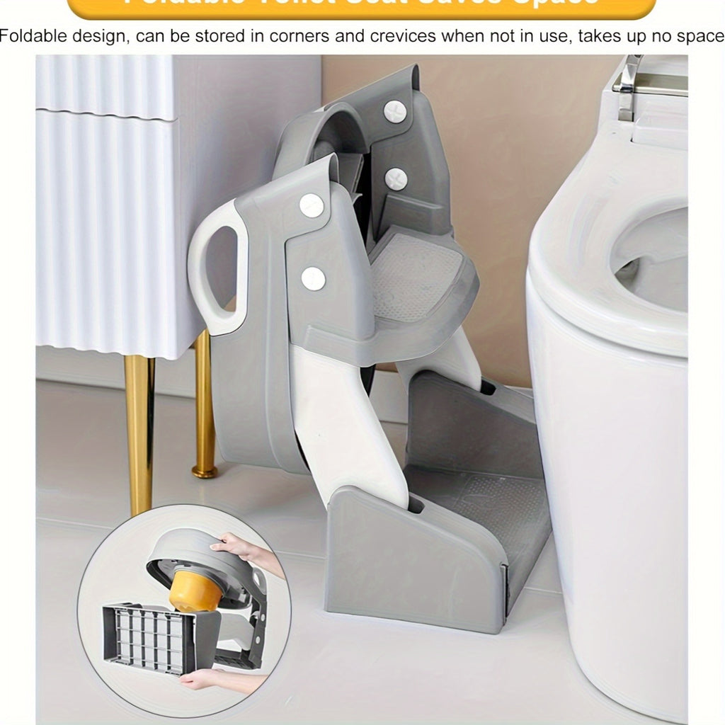 2-in-1 Foldable Anti-Slip Toddler Potty Seat