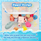 Quick-Dry & Multi-Pocket Hanging Bath Organizer (Adhesive Hooks)