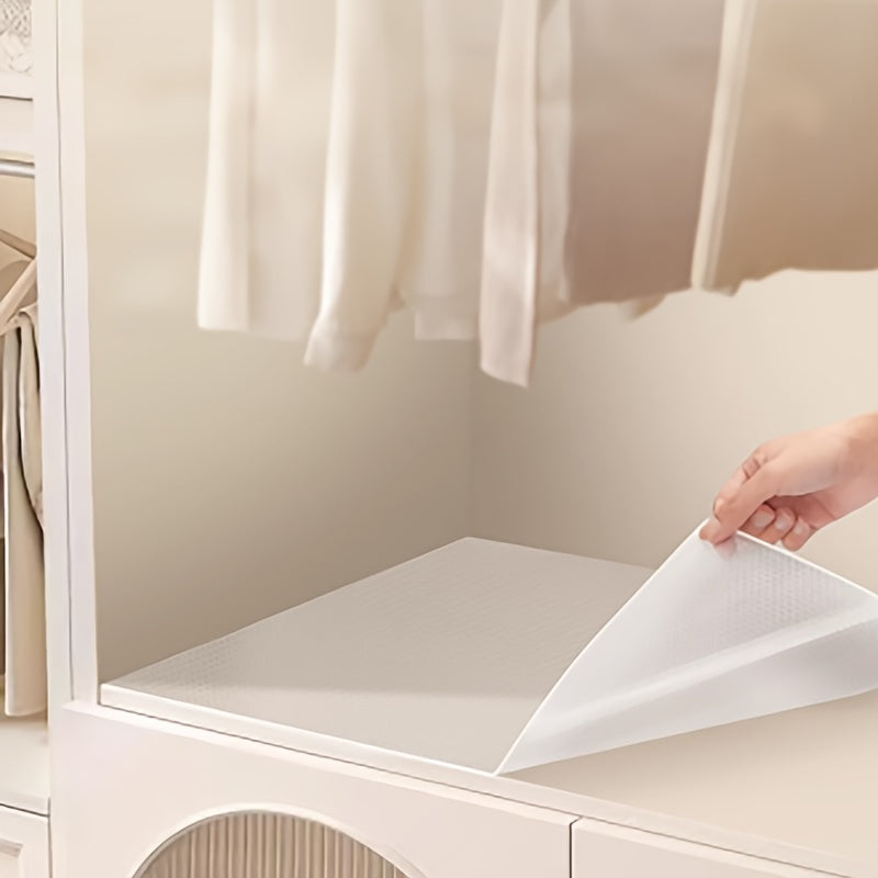 Transparent Non-Adhesive Anti-Slip Cabinet Shelf Liner (23.6 x 78.7 in Roll)