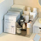 Large-Capacity Adjustable Cosmetic & Mask Organizer