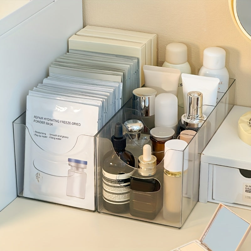 Large-Capacity Adjustable Cosmetic & Mask Organizer