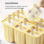 Flexible Silicone Easy-Release Ice Pop Molds