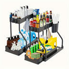 Durable Metal Pull-Out Under-Sink Organizer