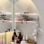 No-Drill 304 Stainless Steel Wall-Mounted Hair Tool Organizer