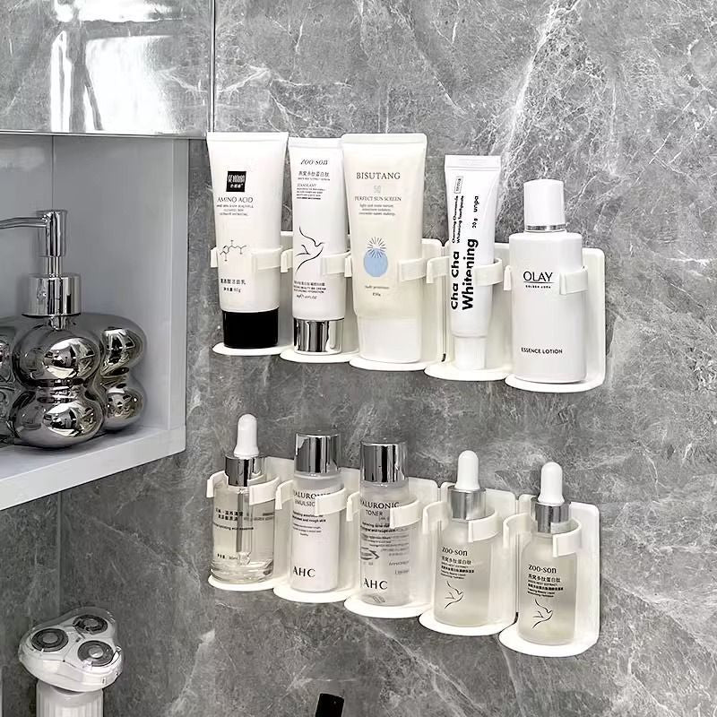 No-Drill Adjustable Wall Spice & Cosmetic Rack